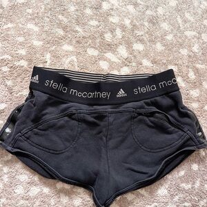 Adidas by Stella McCartney Black Athletic Short Shorts